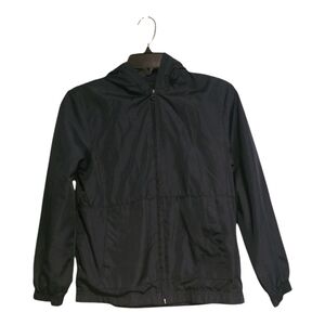 Cat & Jack Black Hooded Zip Up Jacket